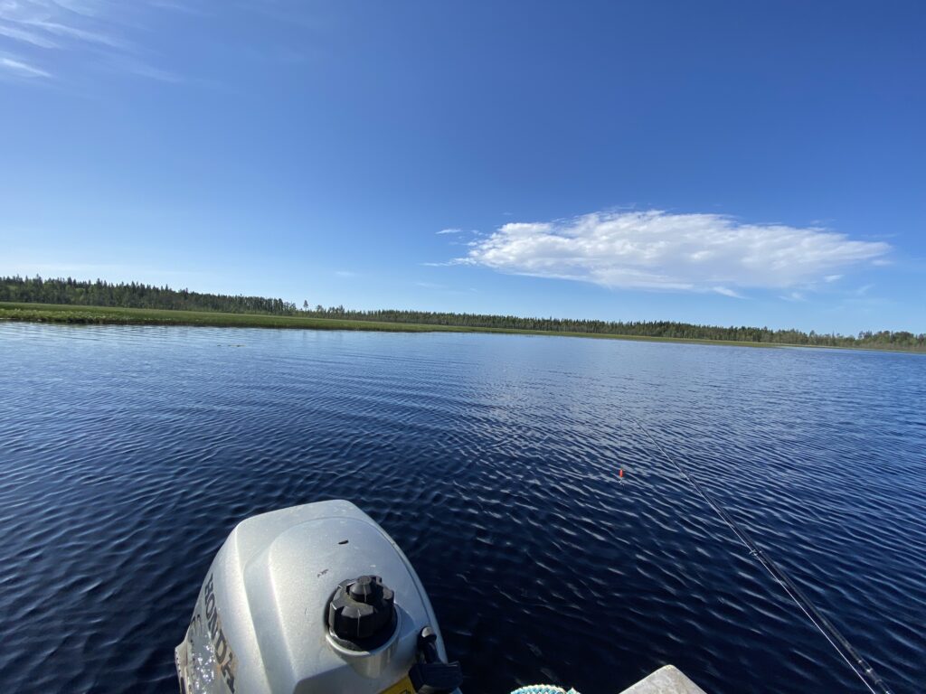 erämaja Pudasjärvellä Pohjois-Suomi Koillismaa